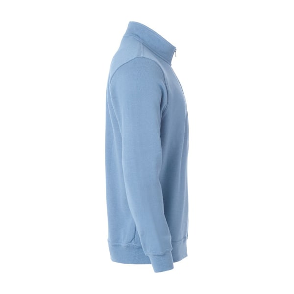 Clique Unisex Vuxen Basic Halv Zip Sweatshirt XS Ljusblå Light Blue XS