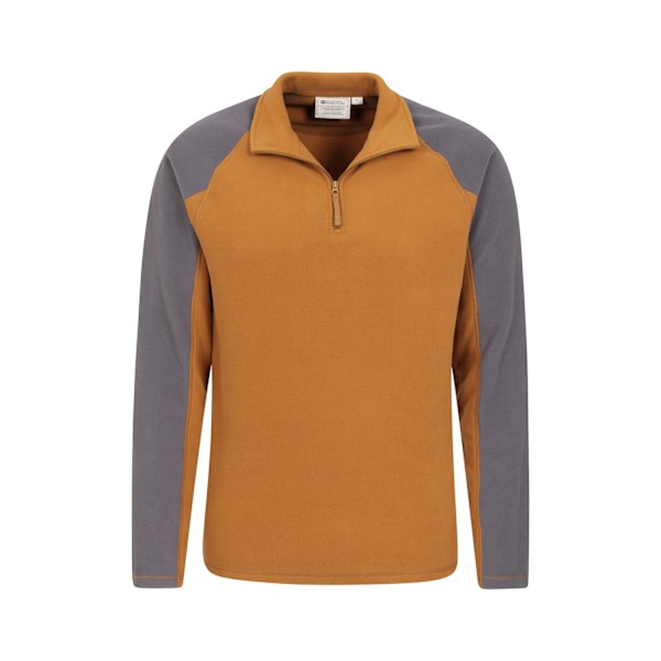 Mountain Warehouse Ashbourne II Fleece Tröja med Halv Dragkedja Herr XS Mus Mustard XS