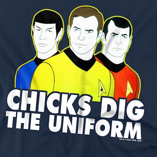 Star Trek Herr Dig It T-Shirt 3XL Marinblå Navy 3XL