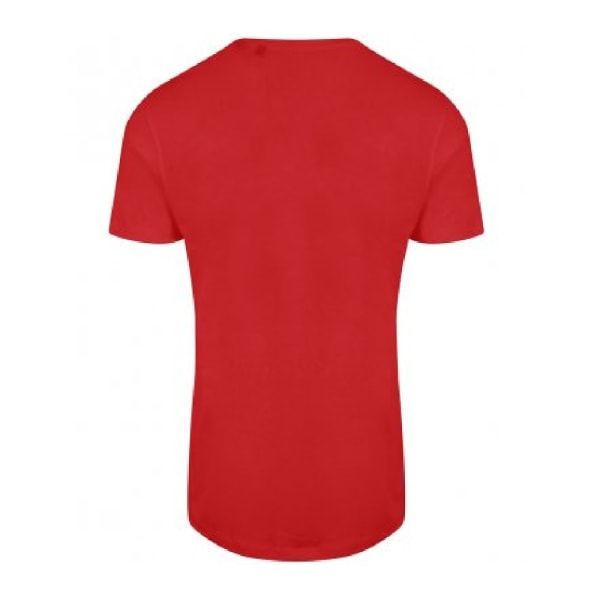 Ecologie Mens Ambaro återvunnen sport T-shirt L Fire Red Fire Red L
