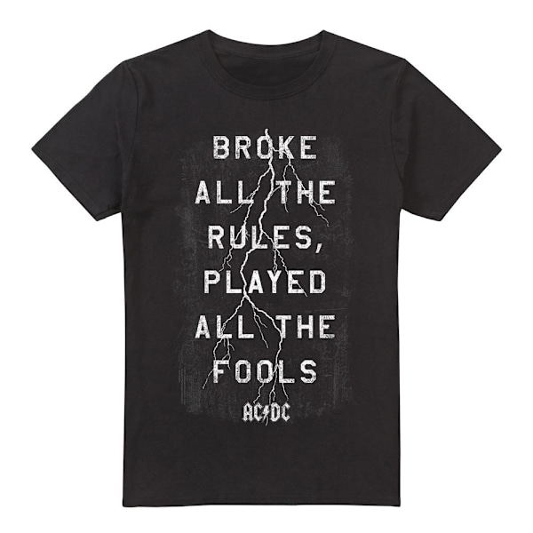 AC/DC Herr Struck T-Shirt L Svart Black L