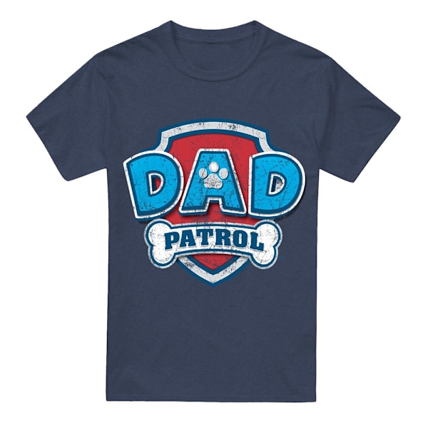 Paw Patrol Unisex Vuxen Dad Patrol Fars Dag T-Shirt XXL Marinblå Navy XXL
