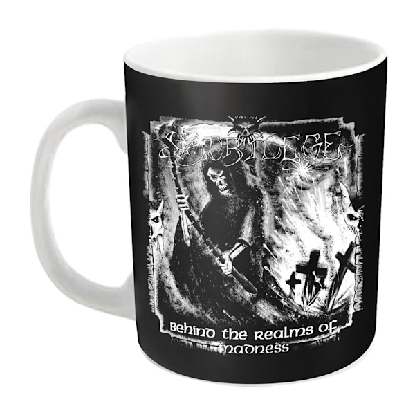 Sacrilege Behind The Realms Of Madness Mug En Storlek Svart/Vit Black/White One Size