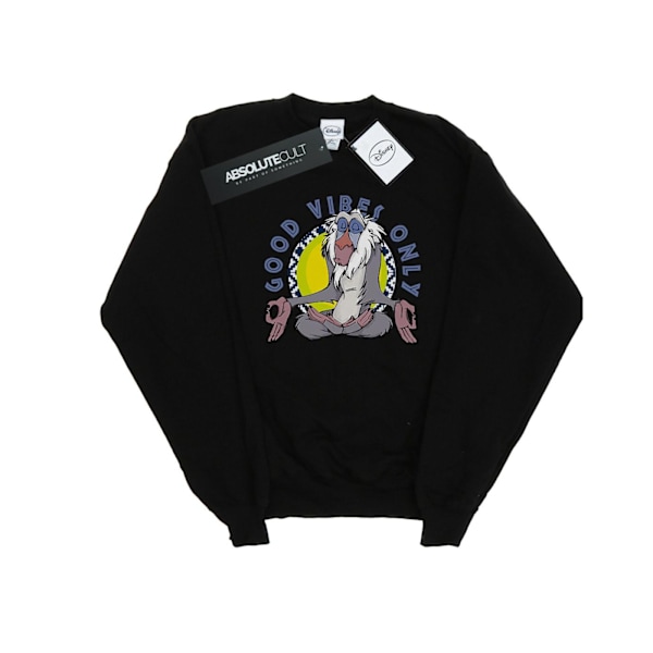 Disney Herr The Lion King Rafiki Good Vibes Only Sweatshirt 4XL Black 4XL