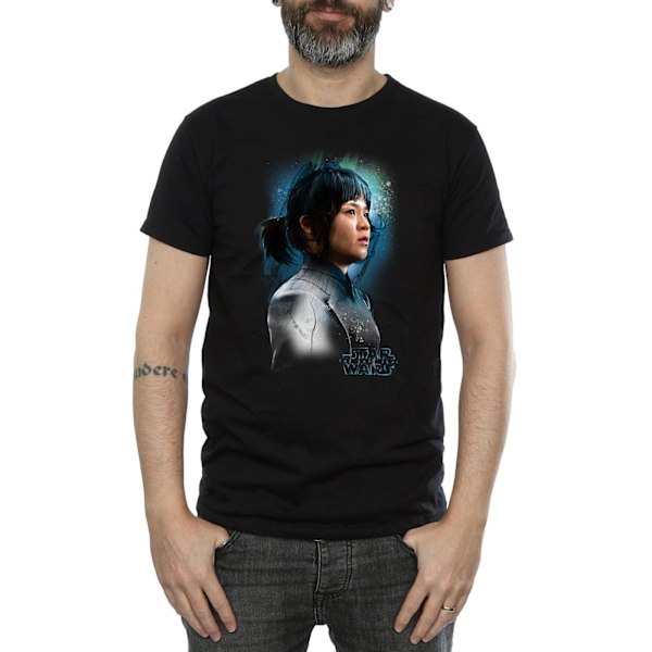 Star Wars The Last Jedi Rose Tico Borstad T-shirt S Svart - Herr Black S