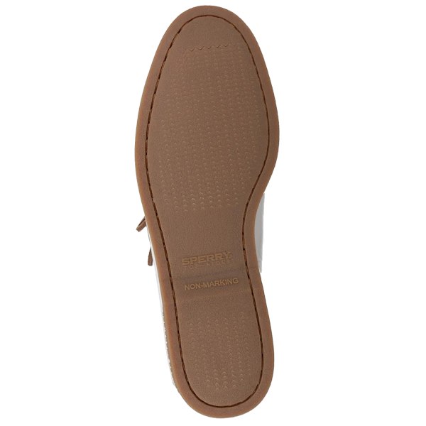 Sperry Herr Äkta Läder 2 Öljetter Båtskor 9 UK Vit/Gu White/Gum 9 UK