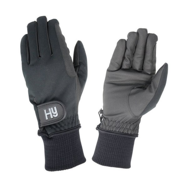 Hy5 Adults Ultra Warm Softshell-handskar L Svart Black L