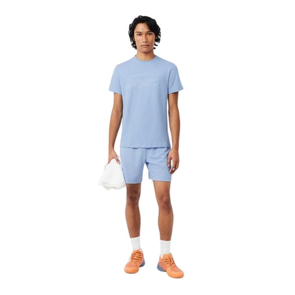 Lacoste Herr Script Ultra Dry T-shirt M Blå Blue M