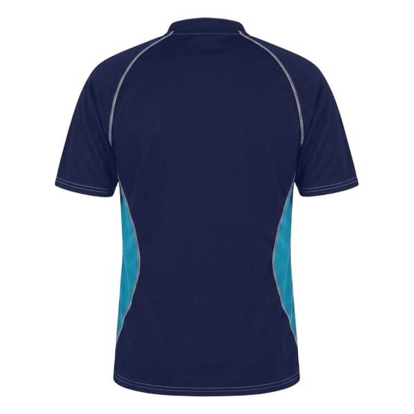 Gilbert Herr Contrast Panel Regular Raglan Rugbytröja XS Marinblå/ Navy/Light Sky XS
