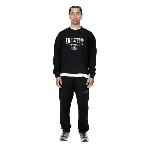 Kings Will Dream Herr Studio Studios Crew Neck Sweatshirt XXL Svart Black XXL