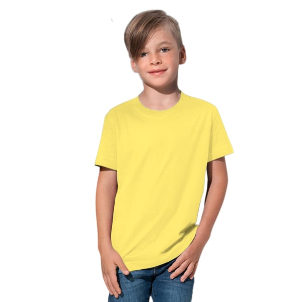 Stedman barn/barn klassisk t-shirt S gul Yellow S