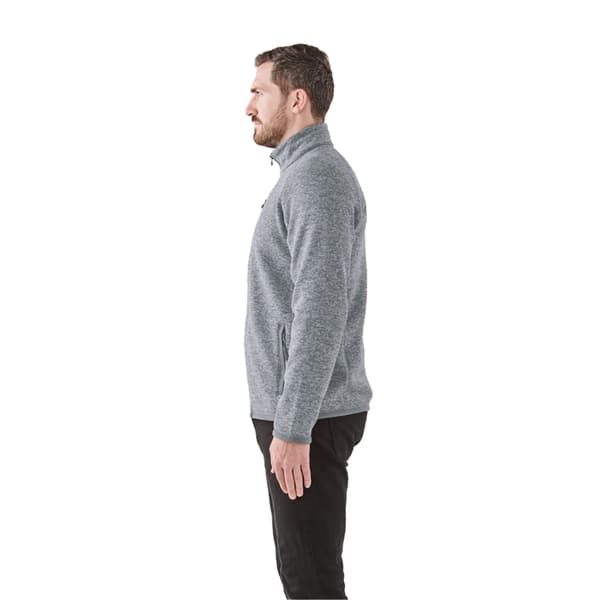 Stormtech Avalanche Full Zip Fleece Jacket M Granite Heath för män Granite Heather M
