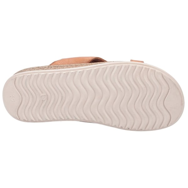Hush Puppies Dam/Damer Elena Läder Kilklackssandal 7 UK Tan Tan 7 UK