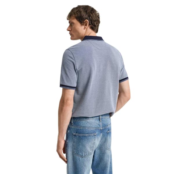 Gant Herr Oxford Regular Pikétröja M Marinblå Navy M