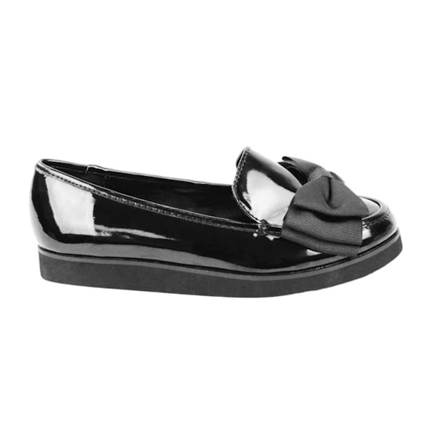 Where's That From Dam/Damer Alpha Bow Patent Faux Läder W Black 3 UK