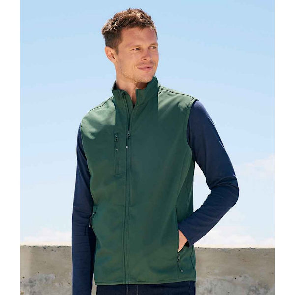 SOLS Falcon Softshell Återvunnen Body Warmer 4XL Skogsgrön Forest Green 4XL