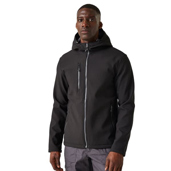 Regatta Professional Herr 2-lagers Soft Shell Jacka L Svart/Hav Black/Seal Grey L