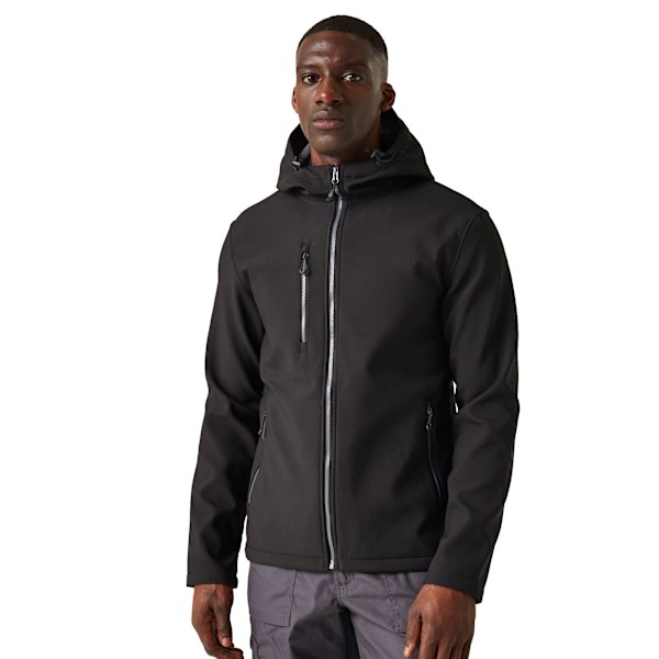 Regatta Professional Herr 2-Lagers Softshelljacka XL Svart/Sä Black/Seal Grey XL