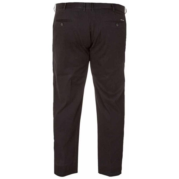 D555 Herr Kingsize Bruno Stretch Chino Byxa 52S Svart Black 52S