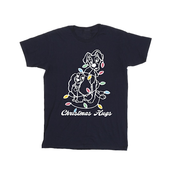 Disney Herr Lady And The Tramp Julkramar T-shirt L Marin Blå Navy Blue L