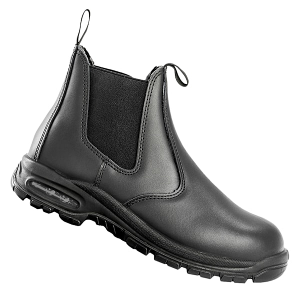WORK-GUARD av Result Unisex Vuxen Kane Läder Säkerhetsarbetsskor Black 12 UK