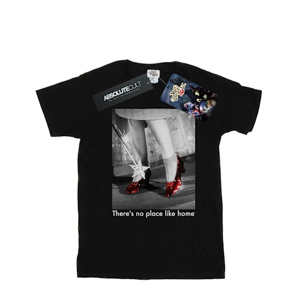 Trollkarlen från Oz herr Ruby Slippers foto T-shirt M svart Black M