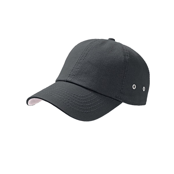 Atlantis Action 6 Panel Chino Baseball Cap One Size Dark Grey Dark Grey One Size