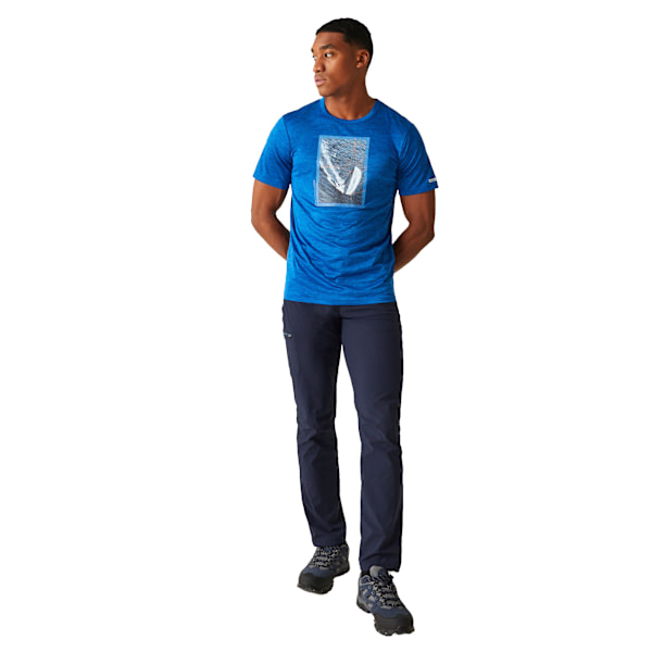 Regatta Fingal VIII Sailboat Marl T-shirt M Oxford Blue för män Oxford Blue M