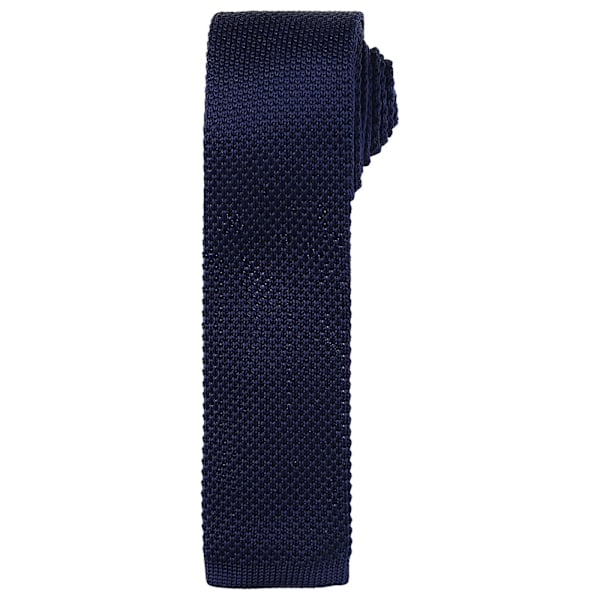 Premier Unisex Vuxen Smal Stickad Slips 1 Storlek Marinblå Navy One Size