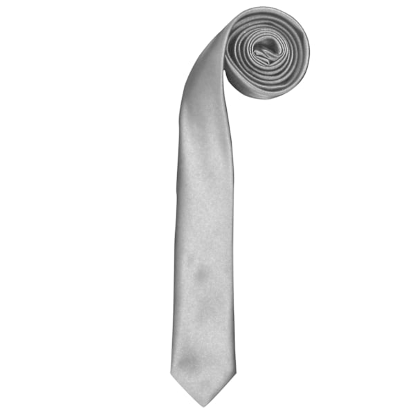 Premier Tie - Herr Slim Retro Arbetslips (2-pack) One Size Silver Silver One Size
