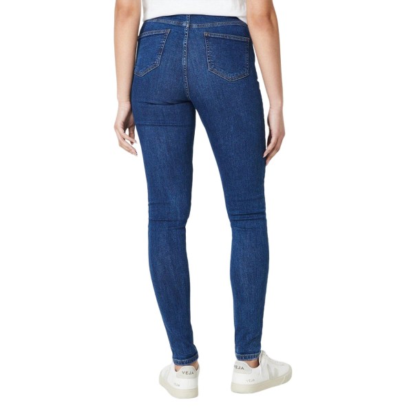Dorothy Perkins Dam/Damer Komfort Stretch Tall Skinny Jeans Mid Wash 10 UK R