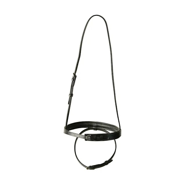Kincade Classic Läder Häst Flash Nosband Shetland Svart Black Shetland