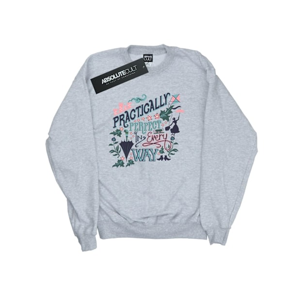 Disney Herr Mary Poppins Praktiskt Sweatshirt 3XL Sports Grey Sports Grey 3XL