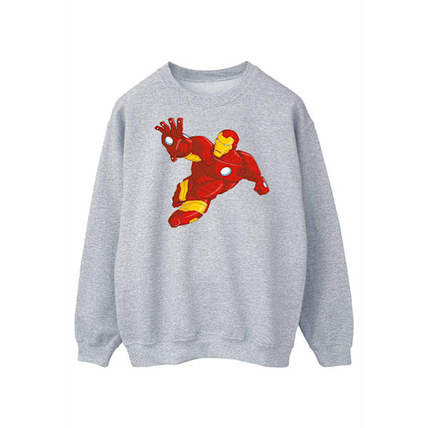 Iron Man Herr Enkel Bomullströja 3XL Sports Grey Sports Grey 3XL