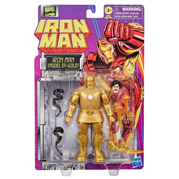 Iron Man Modell 01 Actionfigur En Storlek Guld Gold One Size