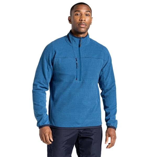 Craghoppers Herr Expert Active Marl Half Zip Fleecetröja XXL Pos Poseidon Blue XXL