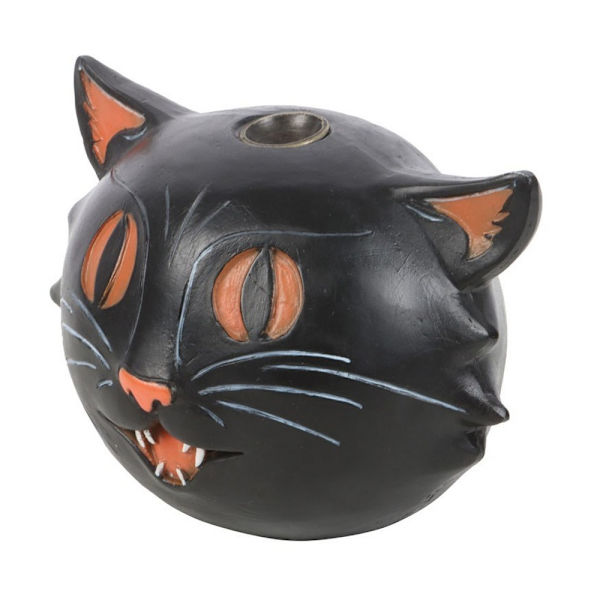 Something Different Feline Frights Katt Backflow Rökelsebrännare Black One Size