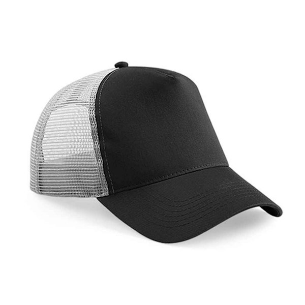 Beechfield Unisex Vuxen Snapback Trucker Cap En Storlek Svart/Grå Black/Grey One Size