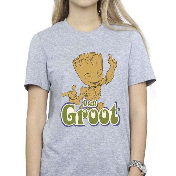 Guardians Of The Galaxy Dam/Damer Groot Dansande Bomull Boyf Sports Grey XXL