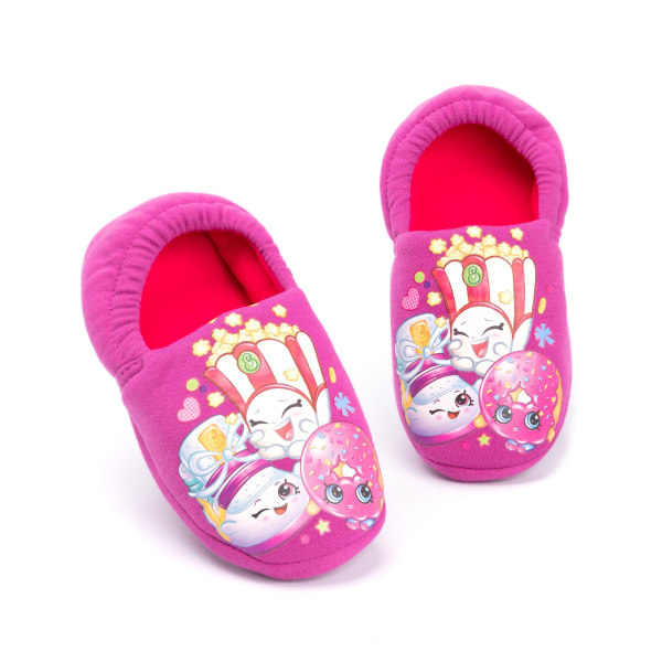 Shopkins Girls Character Slippers 6 UK Child Pink Pink 6 UK Child