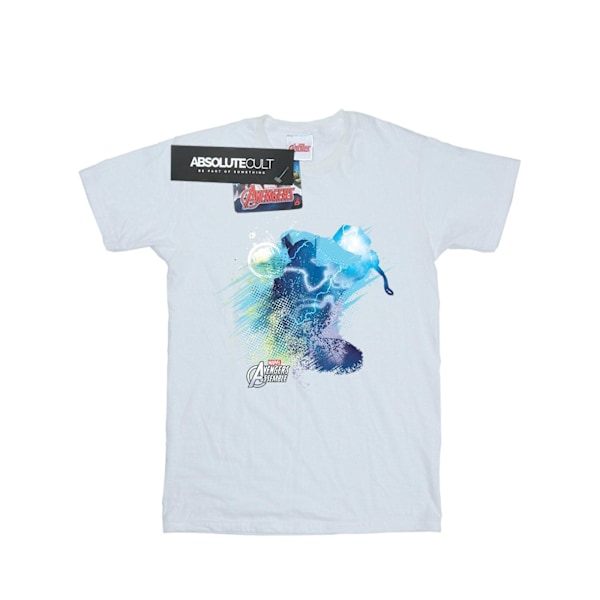 Marvel Girls Thor Art Burst Bomull T-shirt 12-13 år Vit White 12-13 Years