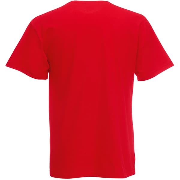 Herr T-shirt med kort ärm Casual Medium Bright Red Bright Red Medium