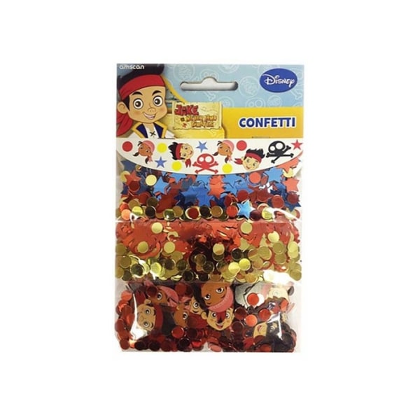 Jake And The Never Land Pirates Confetti One Size Blå/Guld/Röd Blue/Gold/Red One Size
