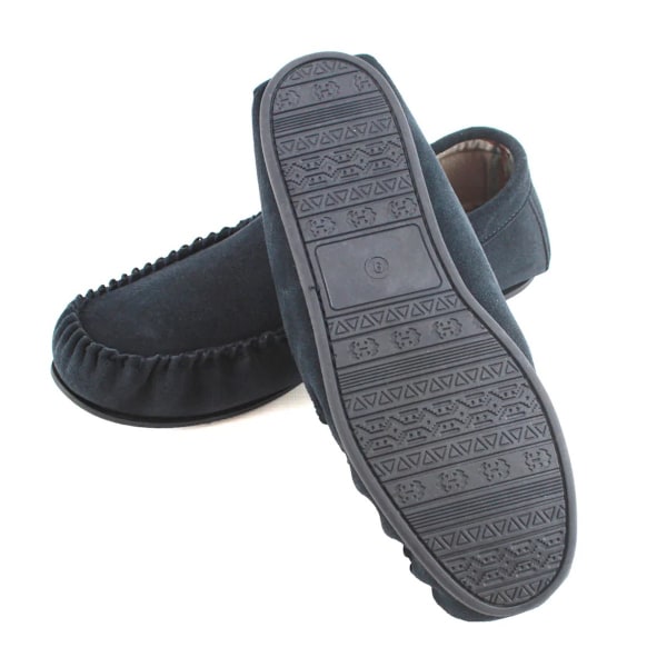 Eastern Counties Leather Herr Harris Mockasiner i mockaskinn 8 UK Marinblå Navy 8 UK