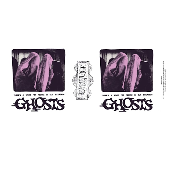 Beetlejuice Ghosts 315ml Mugg One Size Vit/Svart White/Black One Size