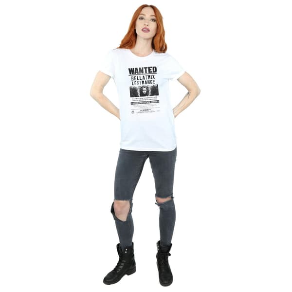 Harry Potter Dam/Dam Bellatrix Lestrange Efterlyst Affisch Co White 3XL