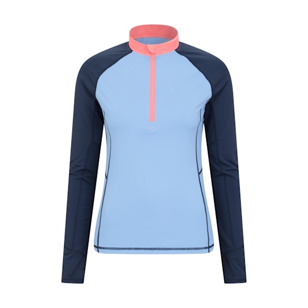 Mountain Warehouse Dam/Kvinnor Helston Långärmad Rash Guard Blue 18 UK