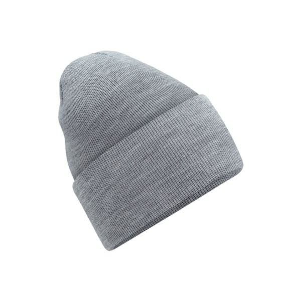 Beechfield Unisex Vuxen Orginal Deep Cuffed Beanie One Size Ash Ash Grey One Size