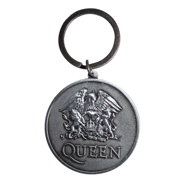 Queen Crest Dubbelsidig Nyckelring One Size Silver Silver One Size