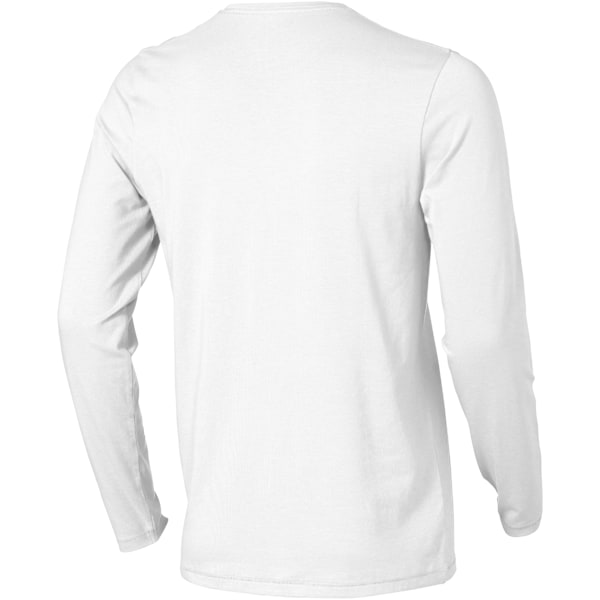 Elevate Mens Ponoka Long Sleeve T-Shirt XL Vit White XL